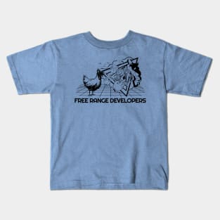 Free Range Developers Kids T-Shirt